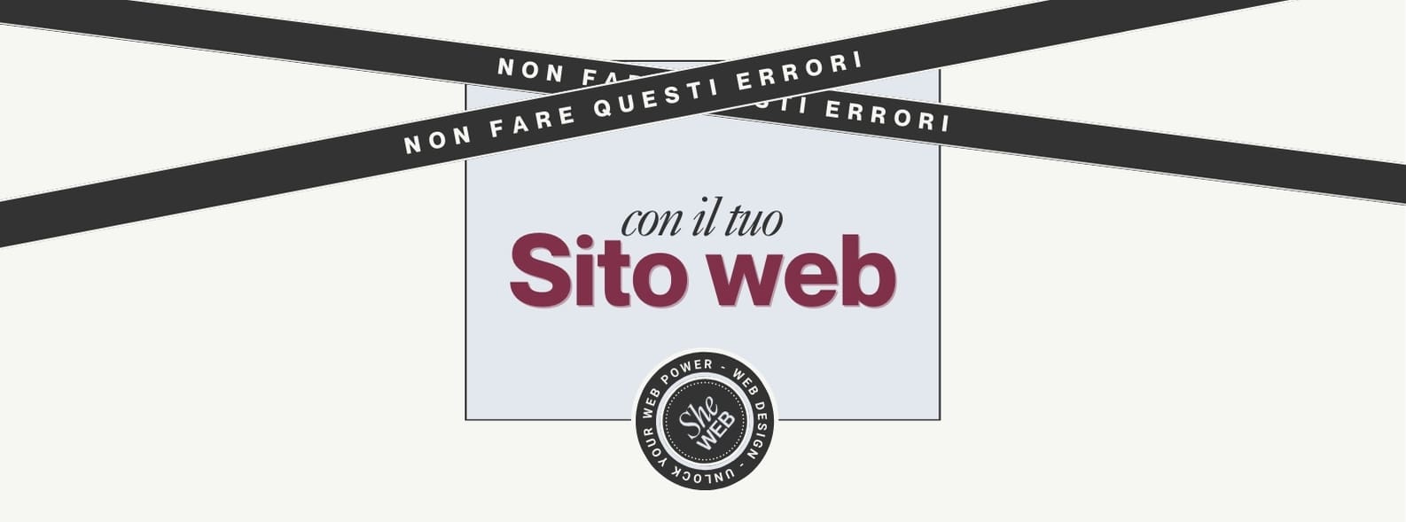 5 errori da non fare nella creazione del tuo sito web professionale